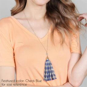 img 3 attached to 💎 Trendy RIAH FASHION Bohemian Statement Necklace - Must-Have Girls' Jewelry!