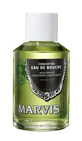 img 1 attached to 🌿 Intense Freshness: Marvis Strong Mint Mouthwash Concentrate, 4.1 Fl Oz
