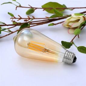 img 1 attached to Adjustable Dimmable Vintage Edison Filament Bulb - Warm White 2400-2700K