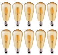 adjustable dimmable vintage edison filament bulb - warm white 2400-2700k logo