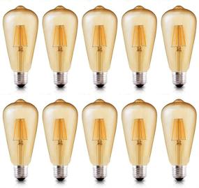 img 4 attached to Adjustable Dimmable Vintage Edison Filament Bulb - Warm White 2400-2700K