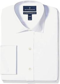 img 4 attached to 💼 Stylish Amazon Brand Xtra Slim Buttoned Spread Collar: The Perfect Blend of Sophistication and Comfort