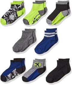 img 1 attached to 🧦 SEO-optimized product name for Stride Rite Boys' 8-Pack Socks: Stride Rite Boys' Socks - Pack of 8