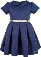 lilax little flocked occasion shimmer girls' clothing: perfect dresses for special events logo