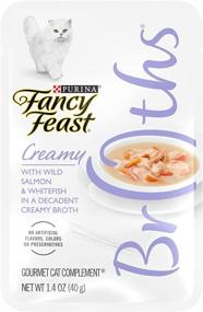 img 4 attached to Fancy Feast Broths Creamy Flavors: Premium Wet Cat Food Complement by Purina