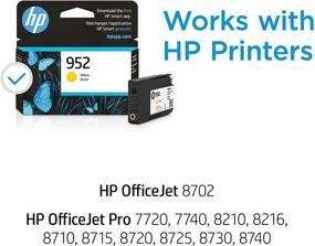 img 3 attached to 🖨️ Original HP 952 Yellow Ink Cartridge | Compatible with HP OfficeJet Printers | Instant Ink Eligible | L0S55AN