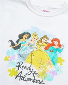 img 2 attached to 👑 Disney Girls' Princess T-Shirt Bundle - Princesses, Frozen, Minnie Mouse (4 Pack)