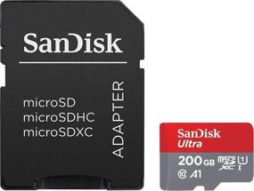 img 1 attached to 💾 Карта памяти Sandisk Ultra 200 ГБ MicroSD UHS-I Flash (Модель SDSDQUAN-200G-A4A)