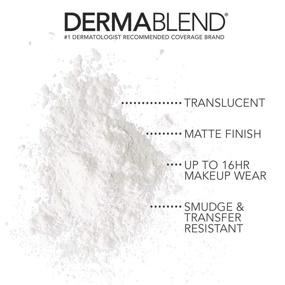 img 3 attached to Dermablend Loose Setting Powder - Translucent Face Makeup with Mattifying Finish, 1oz