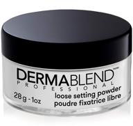 dermablend loose setting powder - translucent face makeup with mattifying finish, 1oz logo