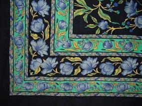 img 1 attached to 🌺 Exquisite India Arts French Floral Tablecloth: Enhancing Tabletop with Elegance, Perfect for Food Service Equipment & Supplies