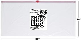 img 3 attached to Extra Heavy Duty Jumbo Cat Litter Box Liners: 20 Count Cat Waste Liners for Ultimate Convenience