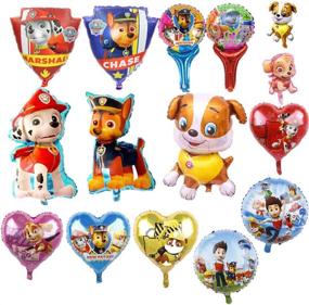 img 4 attached to 🎈 Colorful 18-Pack Dog Patrol Balloons: Top-Quality Party Supplies for Kids' Fun-filled Celebrations!