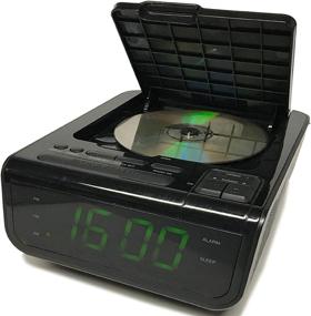 img 2 attached to 🔄 Refurbished Onn ONA502 CD/AM/FM/Alarm Clock Radio with USB Port, Large LED Display, and Aux-in Jack