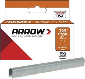 img 1 attached to 🔩 Arrow Fastener 256 Genuine T25 3/8-Inch Staples (1 Pack): Reliable and Durable Fastening Solution