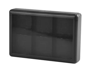 img 3 attached to 🎮 Amazon Basics Nintendo 3DS Game Card Storage Case Holder - 24 Cartridge Slots, Black