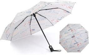 img 4 attached to Effortlessly Portable: LFLFWY Compact Umbrella - Your Automatic Travel Companion