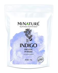 img 4 attached to 🌿 Mi Nature Natural Indigo Powder for Hair Dye - 114g (4 oz), Rajasthani Indigofera Tinctoria - Achieve Stunning Natural Hair Color