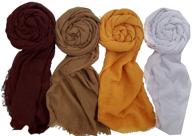 jimzu colors cotton lightweight scarves women's accessories in scarves & wraps logo