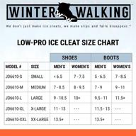 ice cleat pro: unbeatable traction with low-profile design logo