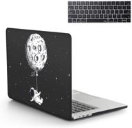 🌙 13 inch macbook pro case 2020 2019 2018 2017 2016 release a2289 a2251 a1989 a1706 a1708 a2159 hard case shell cover art & keyboard cover with/without touch bar for apple macbook pro case (moon). logo