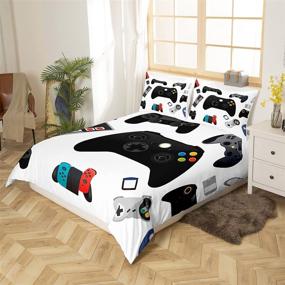 img 3 attached to Gamepad Novelty Controller Microfiber Pillowcases Kids' Home Store