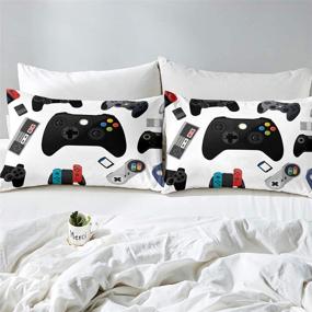 img 2 attached to Gamepad Novelty Controller Microfiber Pillowcases Kids' Home Store