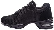 juodvmp breathable lightweight ballroom t01ab black qd women's shoes logo