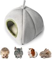 versatile guinea pig bed: cozy hideout for bunny, chinchilla, ferrets, hedgehog, sugar glider - 2 in 1 small animal tent! logo