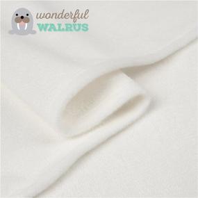 img 3 attached to 🐼 Panda Pads: Bamboo Reversible Changing Pad Liners - Soft, Thick, Stain-Free - 3-Pack