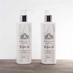 img 3 attached to J&amp;K The Glow Up Shampoo &amp; Conditioner Set: Sulfate-Free, Hydrating and Volumizing Formula for Fine &amp; Thick Hair - Color-Treated Hair Rejuvenation and Extra Shine | Salon Quality | Women | 250 ML Each