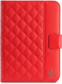 img 4 attached to Belkin Quilted Cover With Stand For IPad Mini (Ruby)