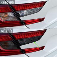 🚗 bogar tech dark smoke tail light tint kit | compatible with honda accord 2018-2021 | enhance style and fits perfectly logo