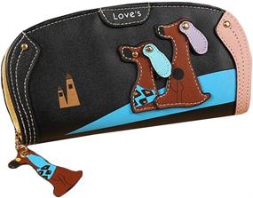 img 1 attached to KENNEDY US Leather Cartoon Multiple Women's Handbags & Wallets in Wallets