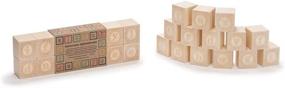 img 1 attached to 🔡 Enhance Early Literacy with Uncle Goose Lowercase Alphablank Blocks: Encourage Creative Learning and Language Development
