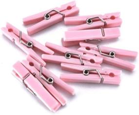 img 4 attached to Baby Shower Clothespin Games Pink