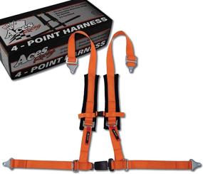 img 3 attached to 4 Point Harness With 2 Inch Padding (Ez Buckle Technology) (Orange)