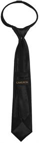 img 3 attached to 👔 CANGRON Pre Tied Neckties Giftbox LZC13SL: Stylish Accessories for Boys