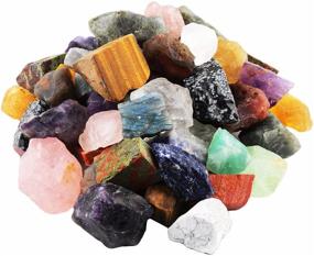 img 4 attached to 🪨 Enhance Your Lapidary Skills with Rockcloud's 1 lb Natural Crystal Raw Rough Stones: Perfect for Cabbing, Tumbling, Cutting, Lapidary, Polishing, Reiki Crystal Healing, and More!