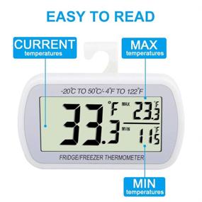 img 3 attached to Waterproof Refrigerator Thermometer Function Restaurants