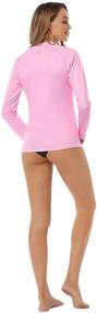 img 1 attached to 👚 Top-rated HDE Women's Long Sleeve Rash Guard: Ultimate Sun Protection Shirt with UPF 50 for Beach and Swim