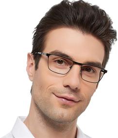 img 3 attached to 👓 MARE AZZURO Designer Metal Reading Glasses for Men - 1.0 1.5 2.0 2.5 3.0 3.5 Readers