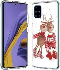 img 3 attached to 📱 Eouine Transparent Clear Phone Case for Samsung Galaxy S20 FE 5G - Ultra Slim, Shockproof, Soft Gel TPU Silicone Back Cover with Pattern - 2 Deer - 6.5