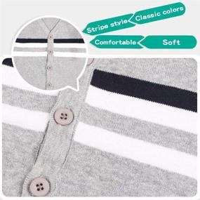 img 2 attached to Budding Style: BAVST Button Up Cardigan Sweater for Boys' Outerwear Wardrobe