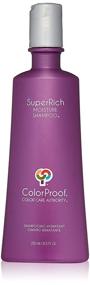 img 4 attached to 💧 ColorProof SuperRich Moisture Shampoo: Hydrate and Repair Hair, Ideal for Damaged and Color-Treated Hair, Cruelty-Free and Vegan Formula, Sulfate-Free, Salt-Free, Hair Color Maintenance