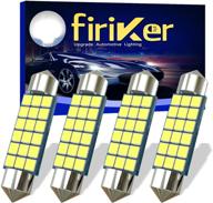 🚗 firiker 4шт. 12v-24v 578 led лампы: высокая мощность 18smd 2835 микросхемы для автомобилей грузовиков купола карты любезности фонарей номерного знака логотип