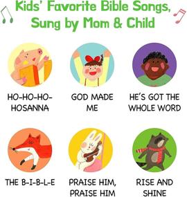 img 3 attached to 🎵 Hello 2 Kids Sing Along with Jesus Sound Book - Engaging Christian Musical Toy with 6 Bible Songs & Illustrations for Babies and Toddlers - Perfect Gift for Baptisms, Birthdays
