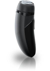 img 1 attached to 🧔 Philips Norelco Travel Men's Shaver: Close-Cut Technology, Floating Heads, Self-Sharpening Blades, Portable Design, 2 x AA Batteries Included