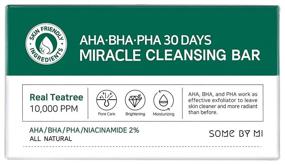 img 2 attached to 🌟 SOME BY MI Aha.Bha.Pha 30Days Miracle Cleansing Bar 106g: Your Ultimate Solution for a Radiant Complexion and Clear Skin in Just 30 Days!