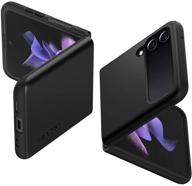 spigen thin fit galaxy z flip 3 📱 5g case (2021) - sleek and stylish black design! logo